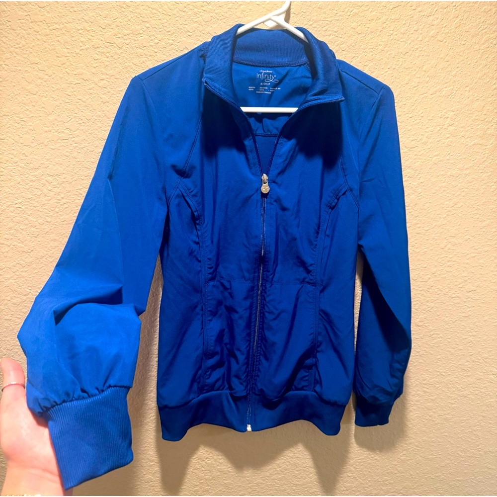 Cherokee Infinity Scrub Jacket Galaxy Blue size S